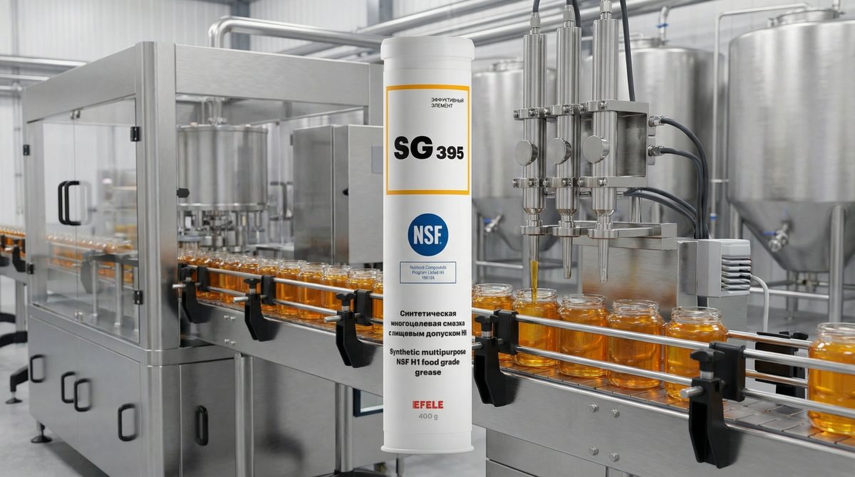 Пищевая смазка EFELE SG-395 применяется на предприятиях промышленного пчеловодства