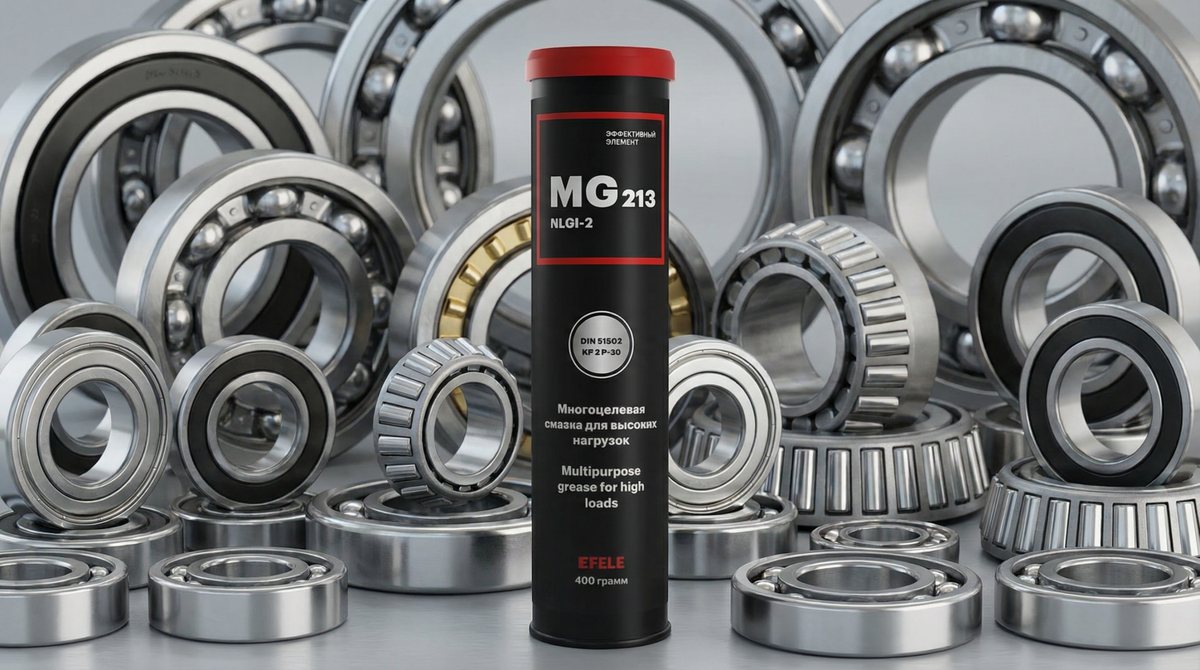 Пластичная смазка EFELE MG-213 будет выпускаться в картриджах системы Lube Shuttle
