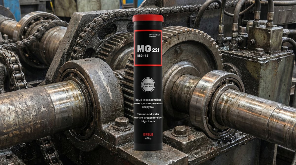 Пластичная смазка EFELE MG-221 будет применяться при сервисном обслуживании металлургического оборудования