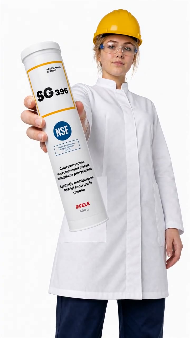 Многоцелевая смазка с пищевым допуском NSF H1 EFELE SG-396